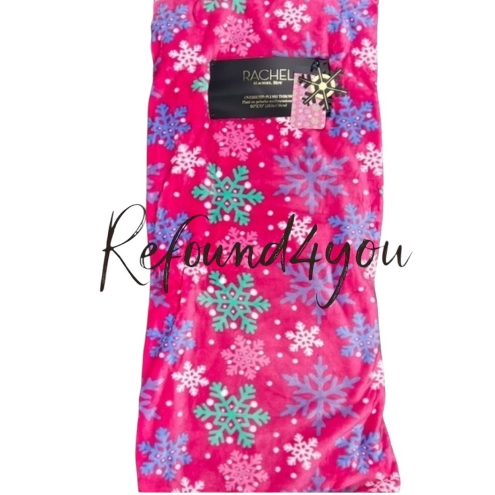 Rachel Roy - ‘Winter Snow ❄️’ plush throw. 60“ x 70”. NWT. *Last one! Firm!